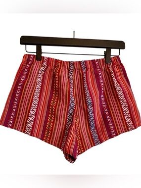 Forever 21 Colorful Boho Shorts Size Small